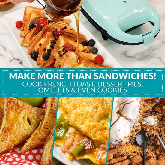 Hot Sale Pizza Pockets Nonstick Panini Press Mymini Personal Sandwich Maker