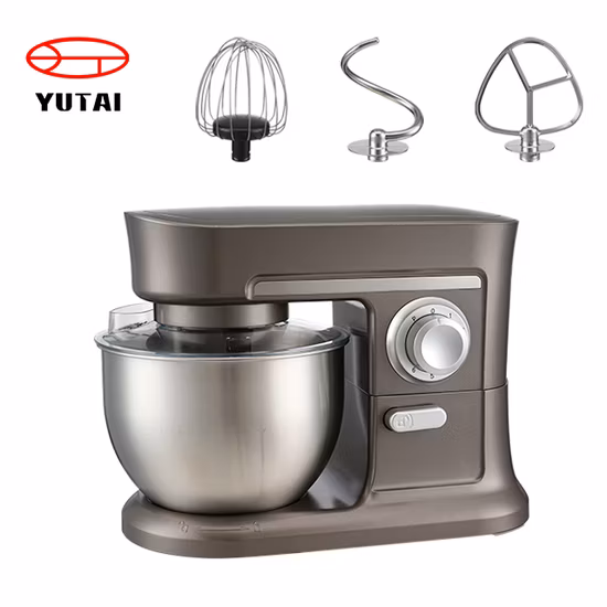 4 Speed Power 1500W Stainless Steel Bowl Mixer with Dough Hook Electric Hand Food Mixer