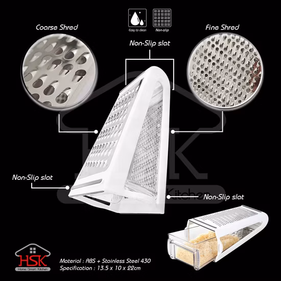 Coarse and Fine Grater Cheese Grater